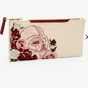 Loungefly Darth Vader Floral Wallet NWT